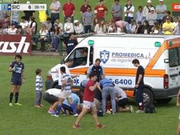 jeronimo bello, rugbier del sic, esta internado en grave estado tras un golpe en un scrum jeronimo bello, rugbier del sic, esta internado en grave estado tras un golpe en un scrum