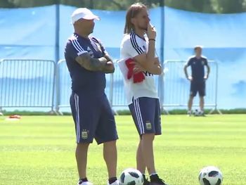 Tras su debut ante Islandia, la Selección entrenó en Bronnitsy
