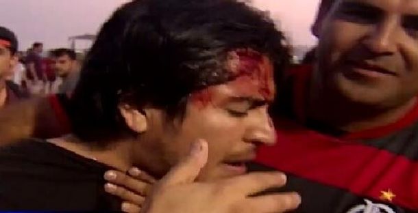 Hubo heridos tras un cruce entre hinchas argentinos y chilenos en Copacabana