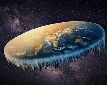 ¿Así imaginan la Tierra los terraplanistas?
