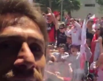 El festejo de River antes de partir a Japón: Gracias por estar siempre