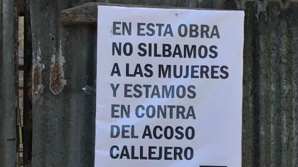 Este es el cartel contra el acoso