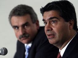 Jorge Capitanich, agraviado por Moyano junto a Agustín Rossi