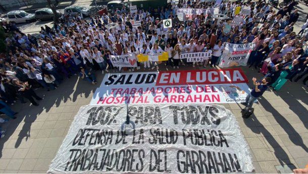 Foto gentileza: Asociación Civil y Gremial de Profesionales y Técnicos del Hospital Garrahan (APyT).