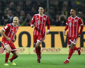 El golazo de Robben con ayuda de James del que habla todo Europa