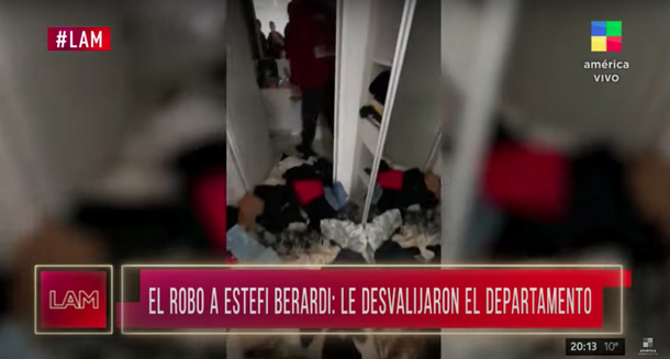 Dramático: así le dejaron los ladrones el departamento a Estefi Berardi