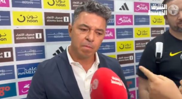 El enojo de Marcelo Gallardo con los periodistas en Arabia Saudita: Están buscando...