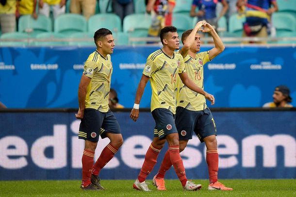 Gustavo Cuéllar marcó el 1 a 0 para Colombia ante Paraguay