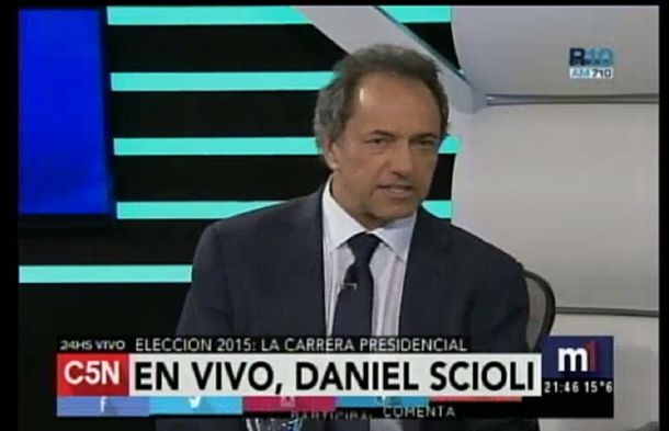 Daniel Scioli en C5N: El pueblo le da la espalda a la oposición