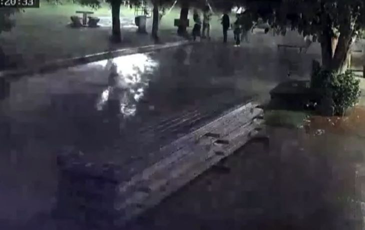 Un joven debió ser internado tras ser alcanzado por un rayo