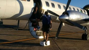 El mal momento que vivió el plantel de la Academia (foto: @RacingClub) El mal momento que vivió el plantel de la Academia (foto: @RacingClub)