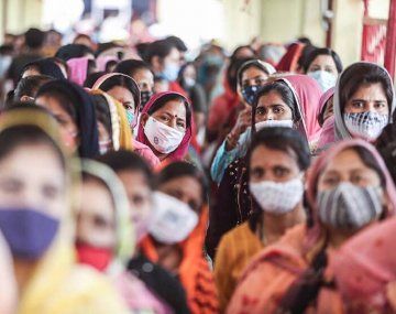 Coronavirus: Por quinto día consecutivo India marcó un nuevo récord mundial diario de contagios