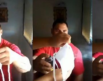 ¿Qué tan efectivos son los barbijos caseros? El video que muestra su ineficacia