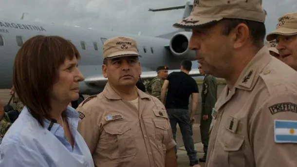 Patricia Bullrich en Bahía Blanca.