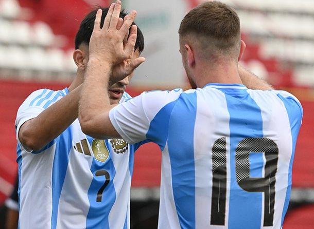 La Selección Sub 23 goleó 4-0 a Paraguay en el primer amistoso de cara a los Juegos Olímpicos