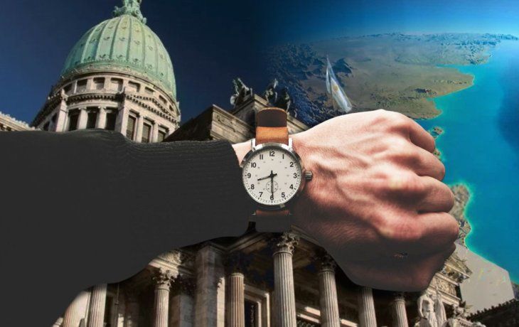 Cambio del huso horario en la Argentina.