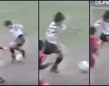 El gol inédito de Messi: taco