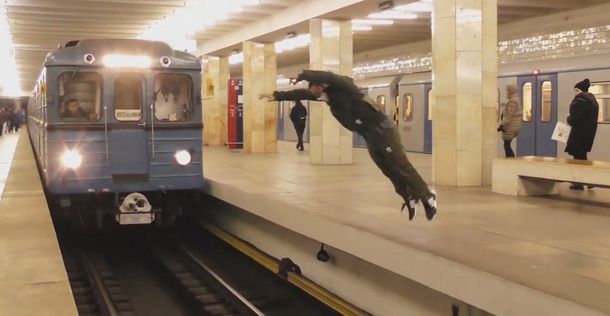 El falso salto que se volvió viral en Youtube.