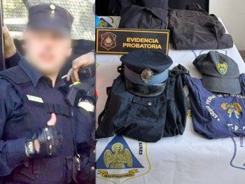 Insólito: se disfrazaba de policía para extorsionar y amenazar a comerciantes con facas