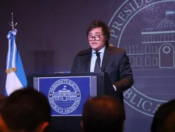 Así será el bastón presidencial de Milei