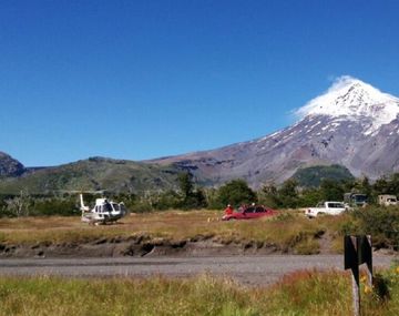 Tres andinistas fueron rescatados en el volcán Lanín