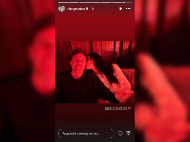 La romántica foto de Roberto García Moritán y Priscila Crivocapich que reafirma la relación