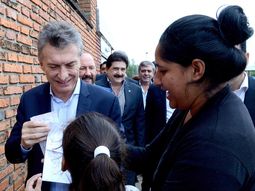 Macri se comprometió a acompañar a quienes más necesitan del Estado