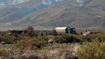 Por primera vez el juez Otranto se acercó al lugar Por primera vez el juez Otranto se acercó al lugar