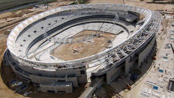 El Atlético de Madrid construye su nuevo estadio El Atlético de Madrid construye su nuevo estadio