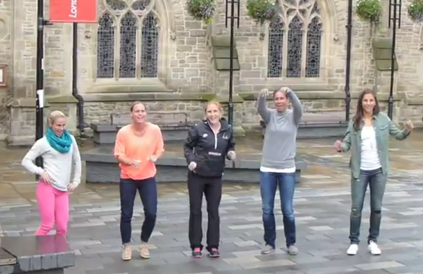 Así se divierten las  estadounidenses en la previa de Londres 2012