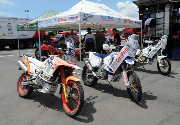 Barreda cumplió expectativas en la primera etapa de motos