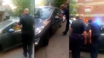 Un conductor chocó un auto en Mar del Plata Un conductor chocó un auto en Mar del Plata