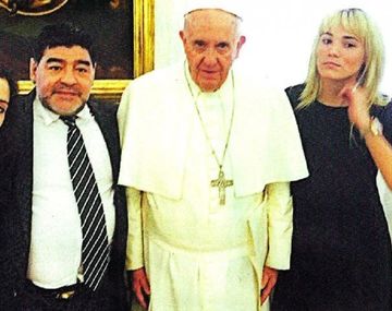 Mirá la foto del Papa