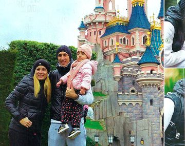 Ángel Di María y su familia