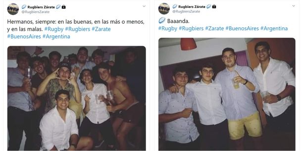 Una cuenta de Twitter defiende a los rugbiers acusados del crimen de Fernando Báez Sosa