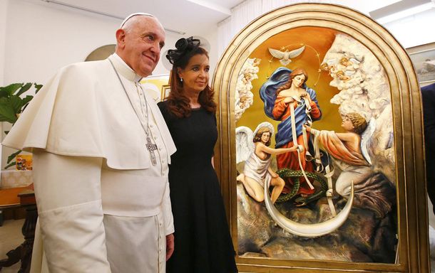 Las fotos del encuentro que mantuvieron la Presidenta y Francisco