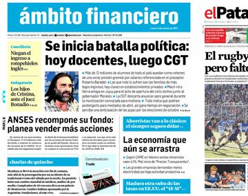 Tapas de diarios del lunes 6 de marzo de 2017