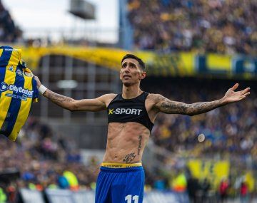 Ángel Di María, en Rosario Central.