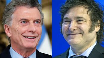Mauricio Macri y Javier Milei. Mauricio Macri y Javier Milei.