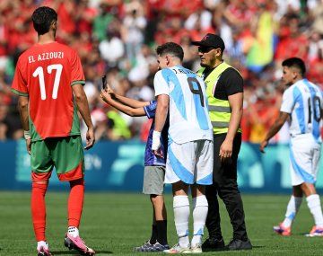 El gesto de Julián Álvarez