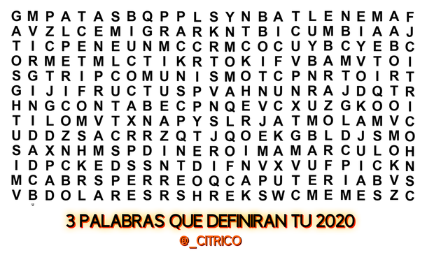 ¿Patas? ¿Comunismo? ¿Dinero?: Un tuit sobre las tres palabras que marcarán tu 2020 es el viral del día