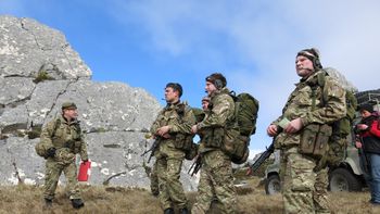 Soldados británicos en las Islas Malvinas Soldados británicos en las Islas Malvinas