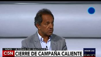 scioli en c5n: la alegria puede ser la de unos pocos; del fmi y los buitres