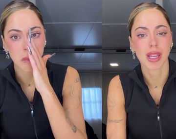 Tini se quebró al anunciar la suspensión de su primer show de Futttura: Mucha ilusión...