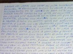 la macabra carta que dejo a su expareja el hombre que mato a su hijo y se suicido: a llorar a la iglesia... la macabra carta que dejo a su expareja el hombre que mato a su hijo y se suicido: a llorar a la iglesia...