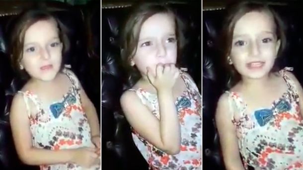 VIDEO: La bomba que interrumpe la canción de una nena en Siria