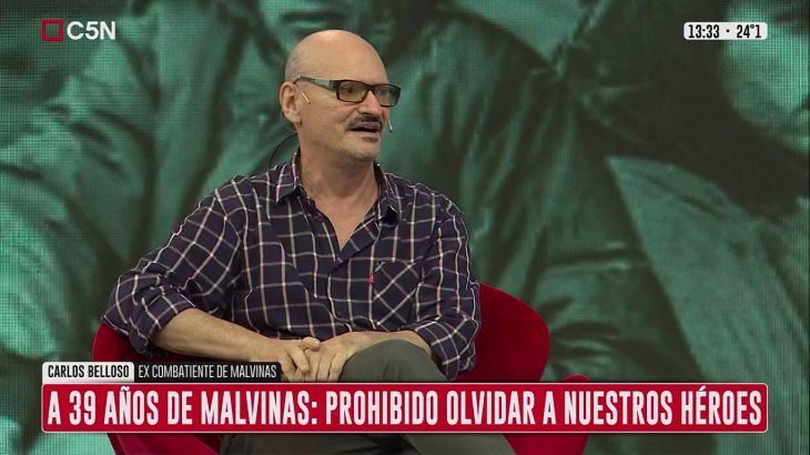 Carlos Belloso, ex combatiente de Malvinas: Pasé de ir a bailar a defender un aeropuerto