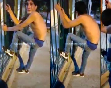 ¡Qué culiao!: intentó robar una casa