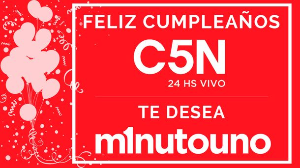 ¡Feliz cumpleaños C5N! El canal crece y cumple 8 años
