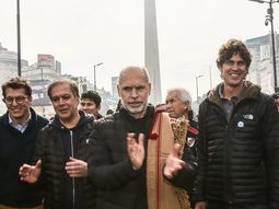 Rodríguez Larreta y otra sugestiva foto de campaña junto Lousteau